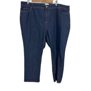 Susan Graver Women's Straight Leg Jeans Size 24WP Petite